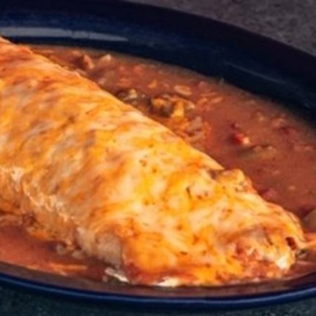 Fajita, Adobada or Pastor Burrito.