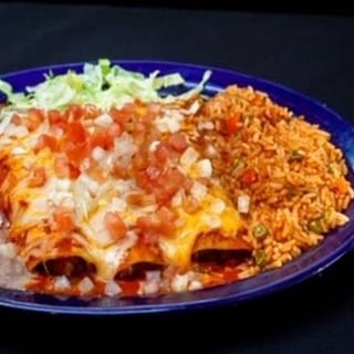 Lunch Enchiladas plate 